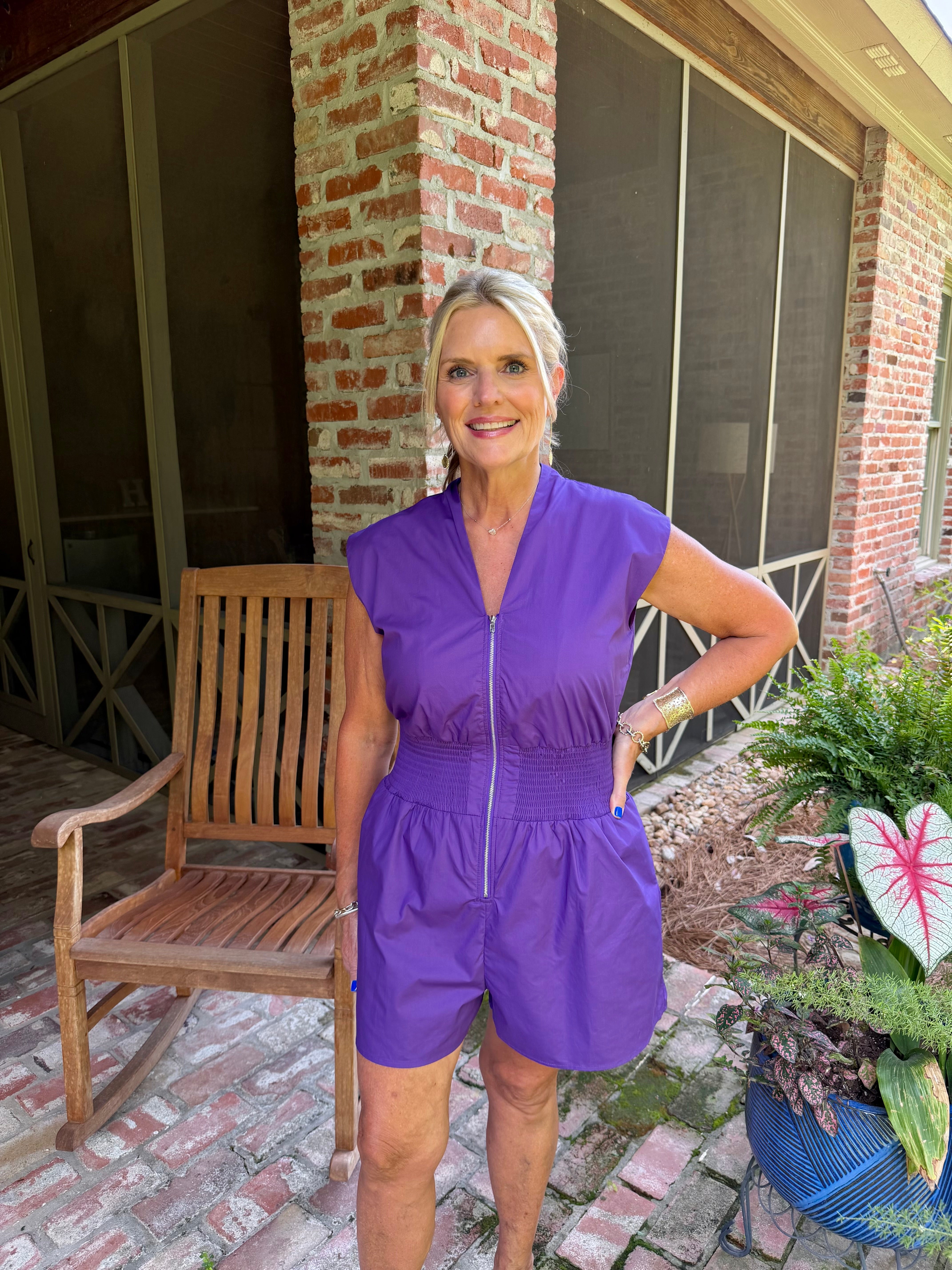 Orchid Romper