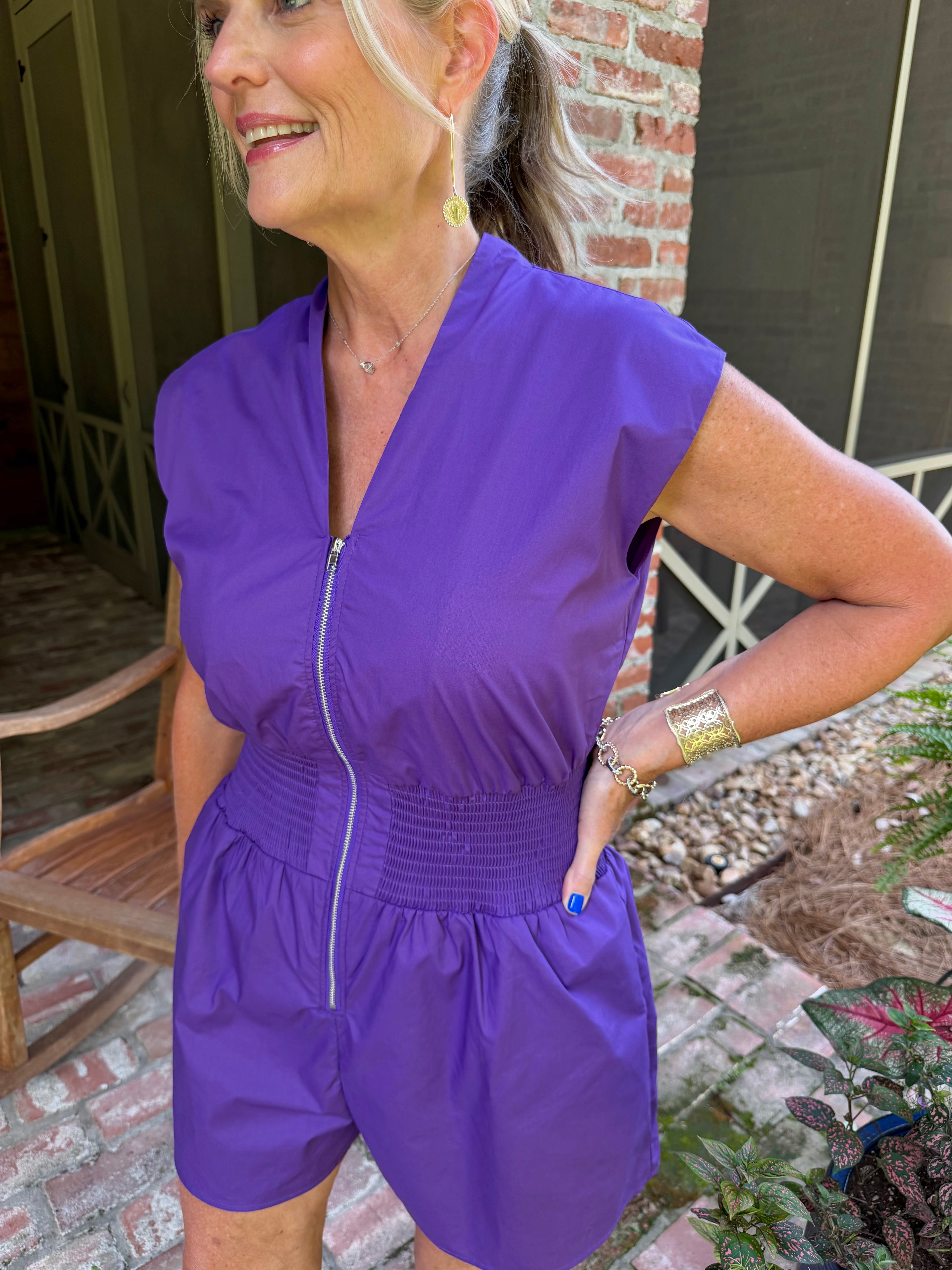 Orchid Romper