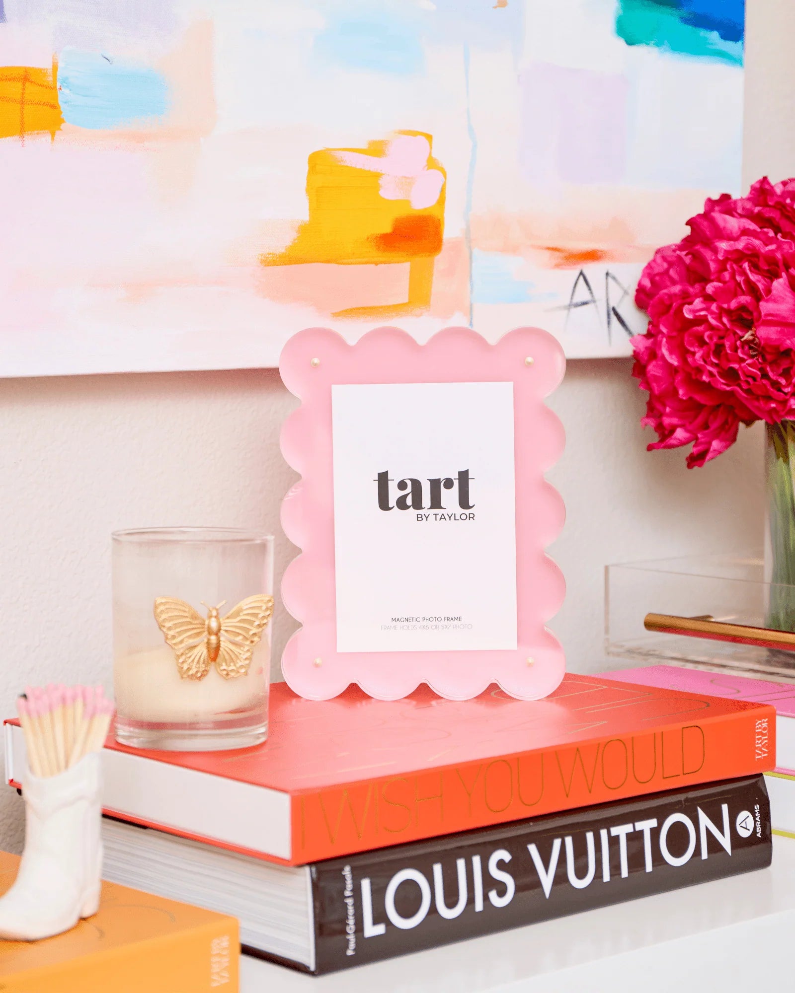 Tart by Taylor Light Pink Acrylic Picture Frame
