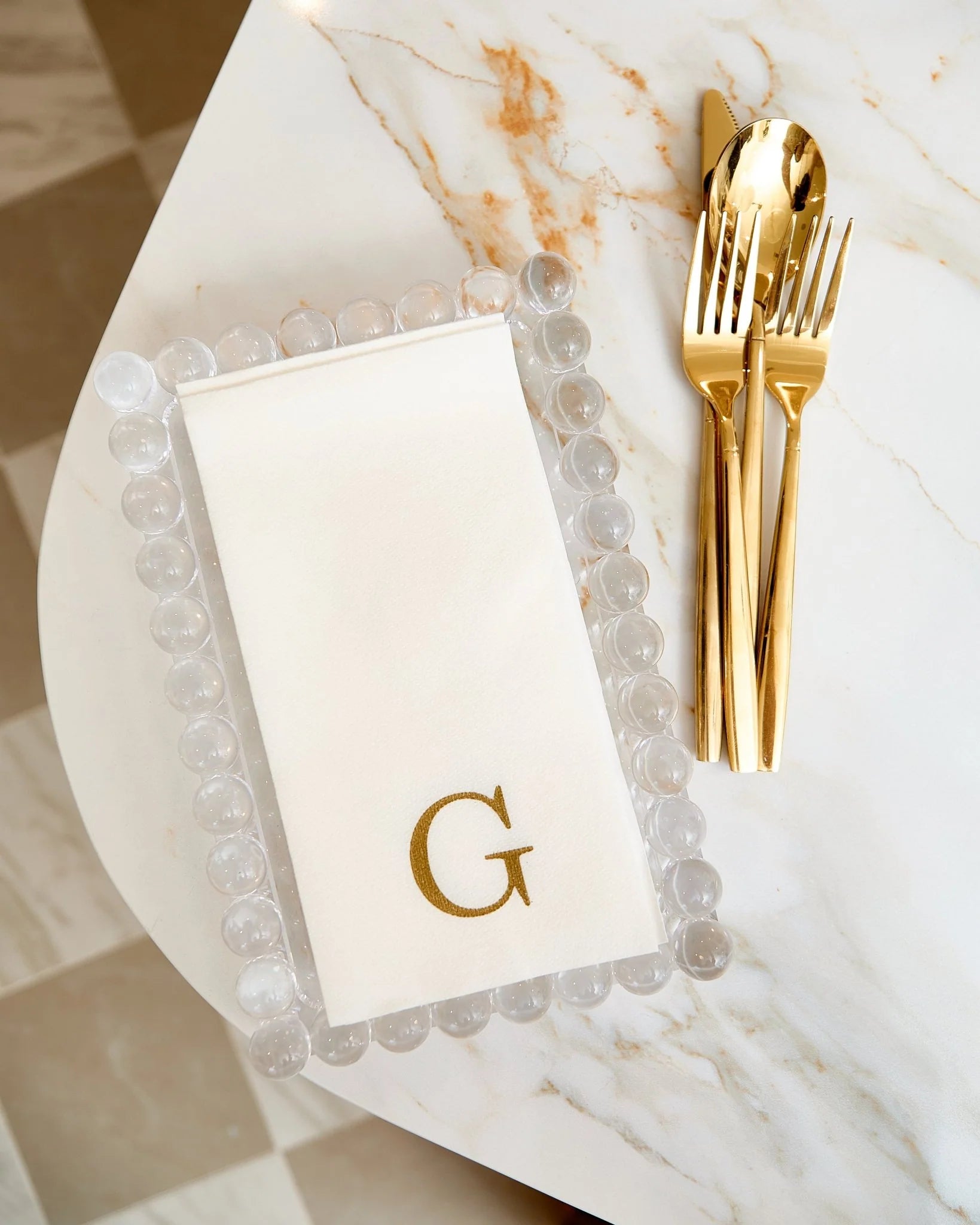 Tart by Taylor Medium Bubble Lucite Tray
