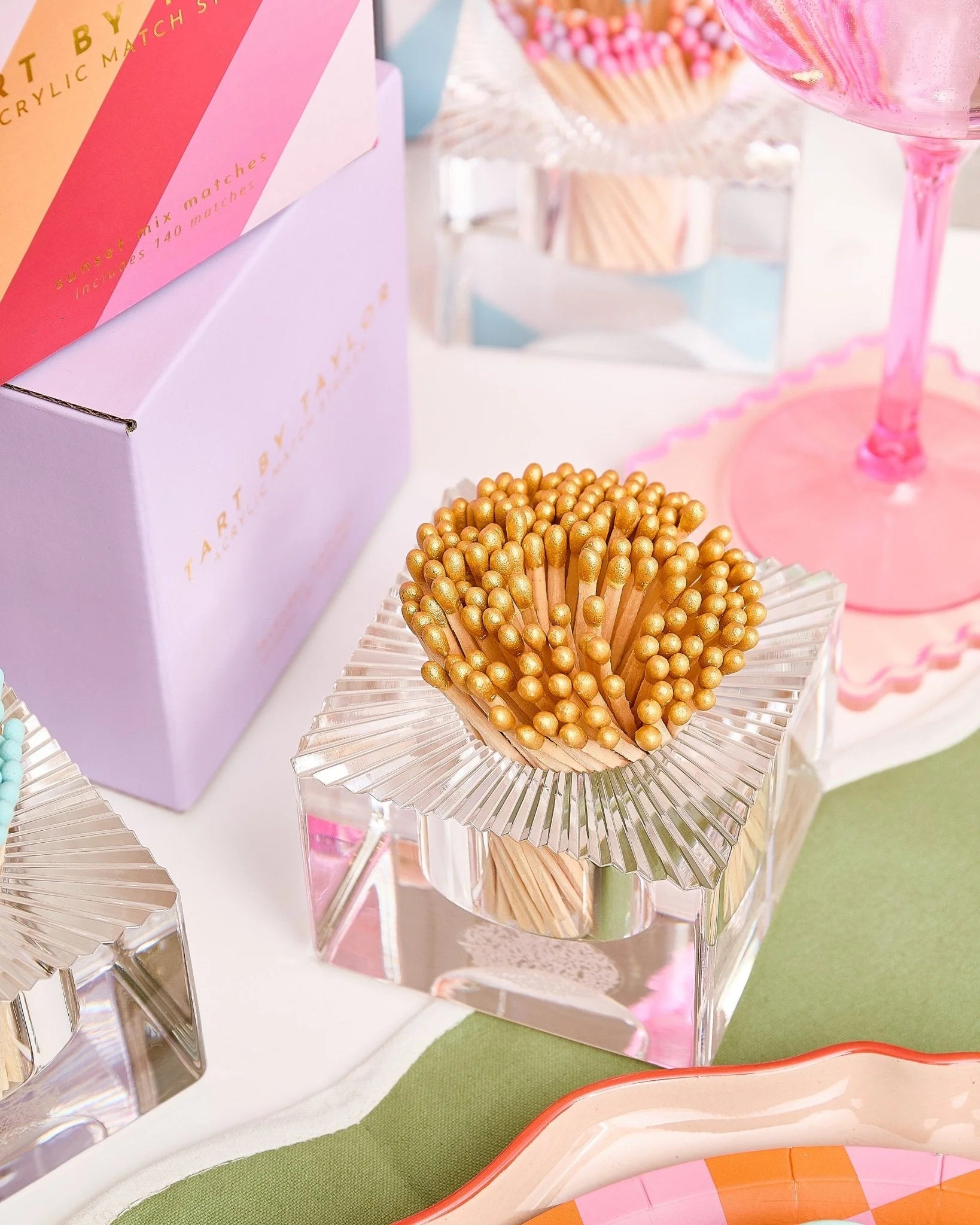 Tart by Taylor Square Match Striker | Gold Matches